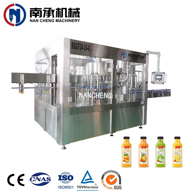 10000 瓶/小時熱灌裝生產(chǎn)設(shè)備灌裝機（型號：RXGF24-24-8)